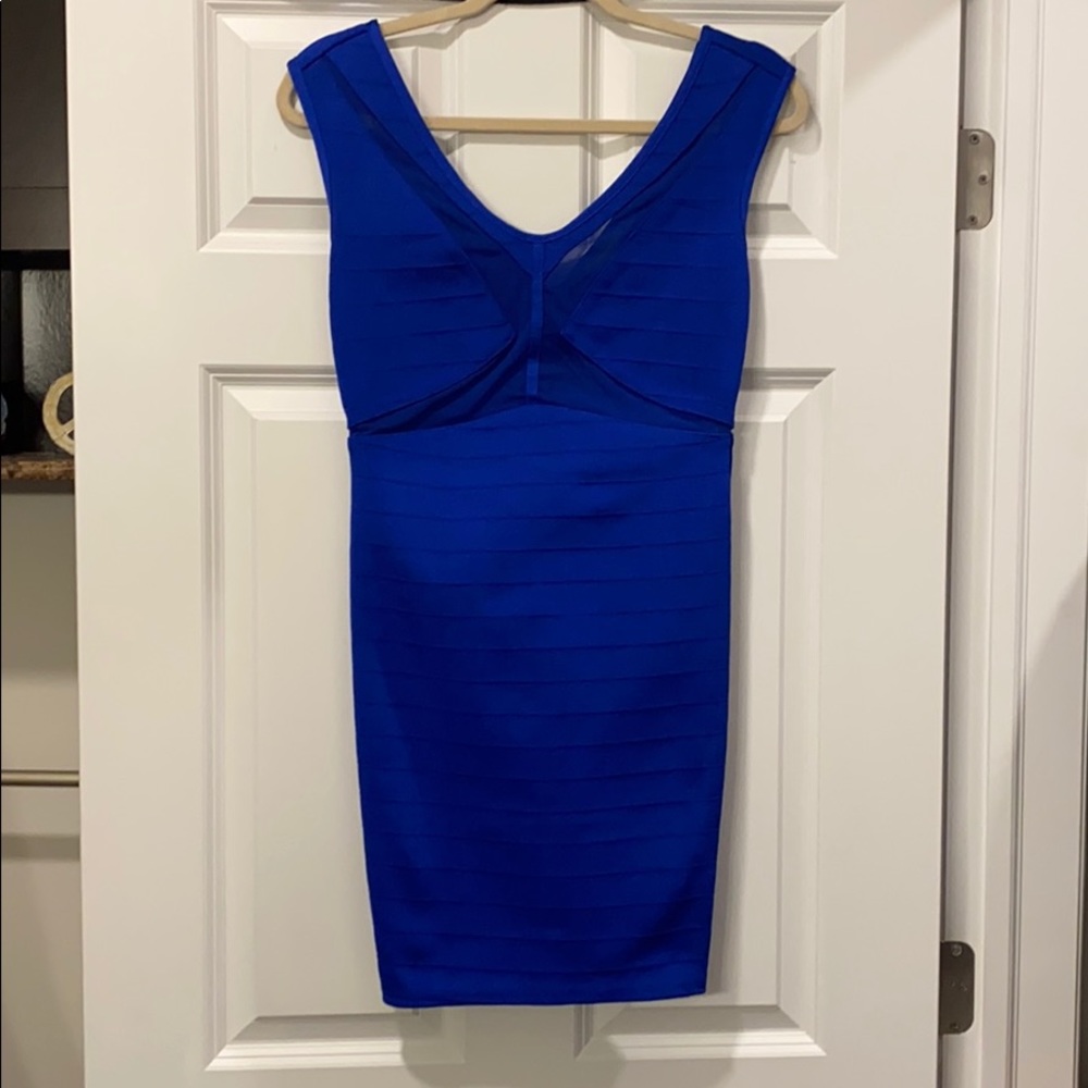 WOW Couture Bright Blue Spandex Dress